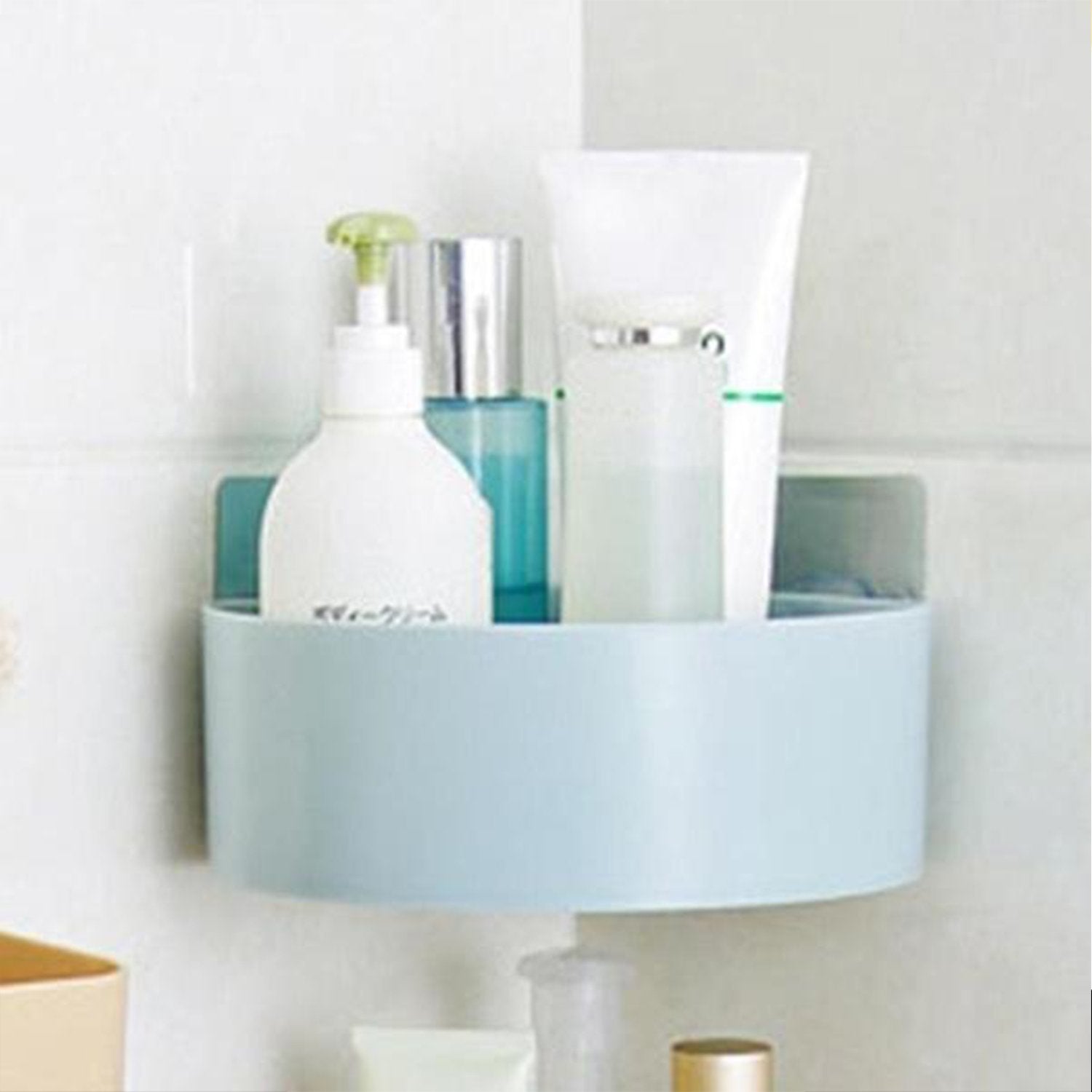 1099L Plastic Multipurpose Kitchen Bathroom Shelf Wall Holder Storage Rack (Loose Pack) 1099L Plastic Multipurpose Kitchen Bathroom Shelf Wall Holder Storage Rack (Loose Pack)
